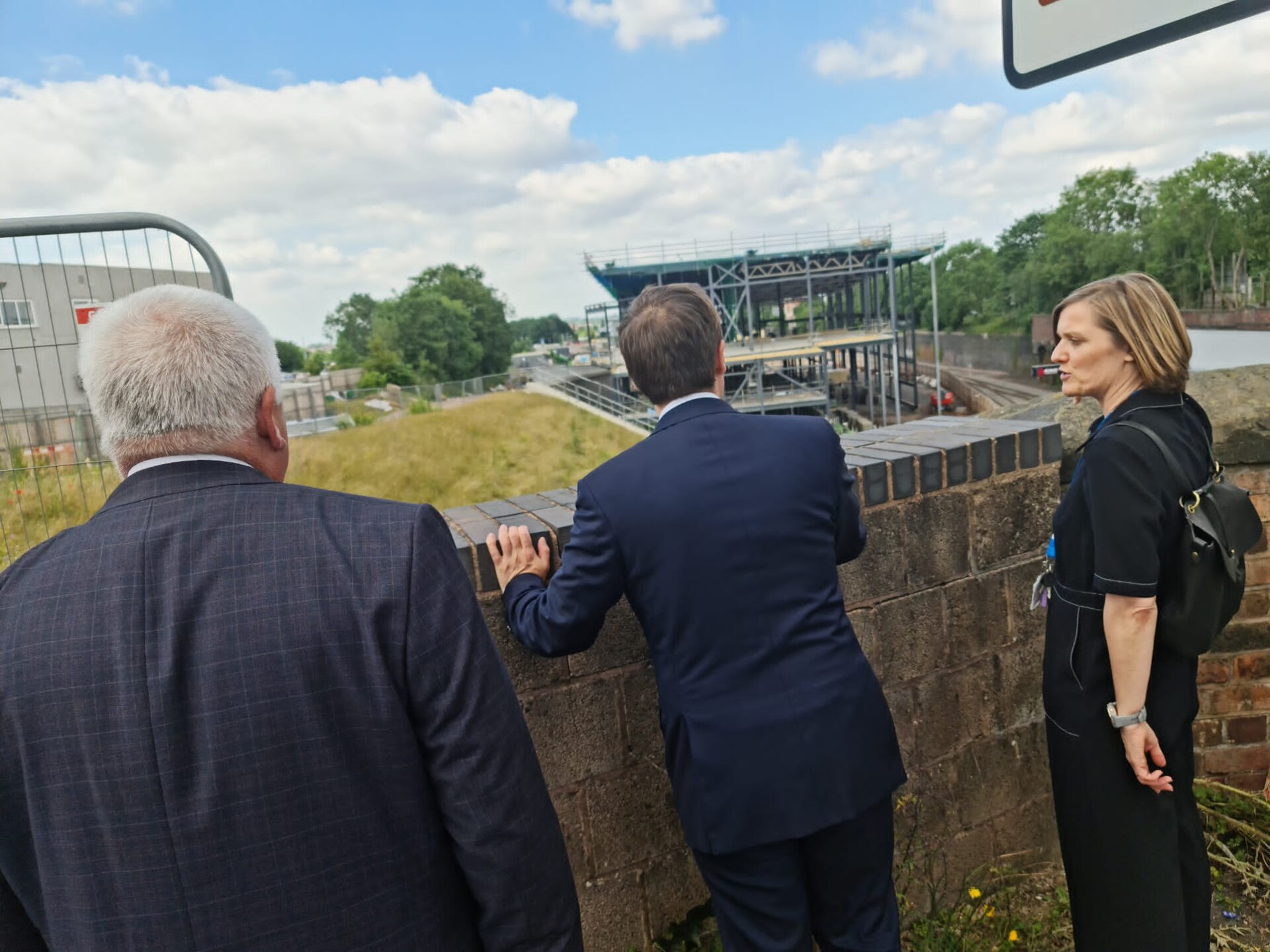 A funded regeneration project under construction in Dudley